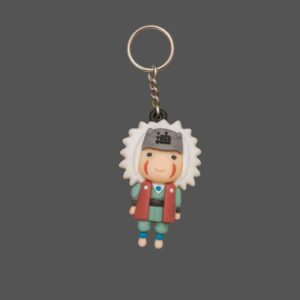 জিরাইয়া ডিজাইন রাবার কিচেইন ইমেজ Jiraiya Design Rubber Keychain Image