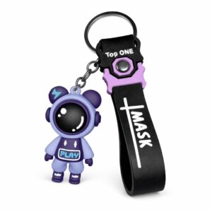 Astronaut Keychain with Mask Strap
