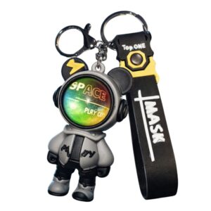 Space Astronaut Keychain black