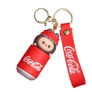 Labobo with Coca-Cola keychin red