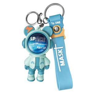 Space Astronaut Keychain blue