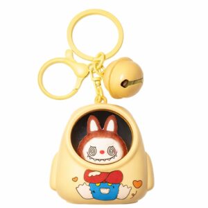 Cute  Bunny LED Keychain Yellow
