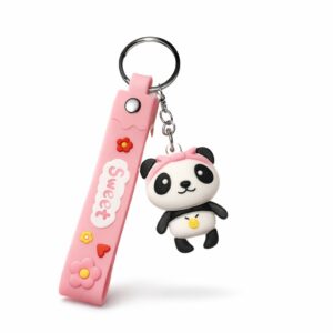 Lovely Panda Figure Keychain