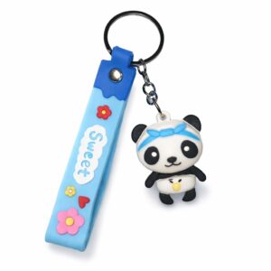 Lovely Panda Figure Keychain