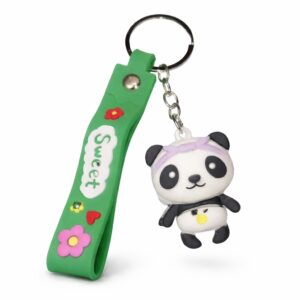 Lovely Panda Figure Keychain