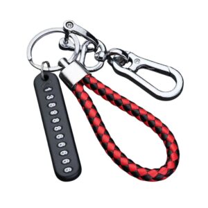 Rogue Grip Braided Keychain red