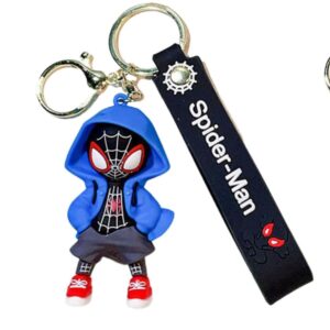 Spider-Man Hoodie Keychain blue