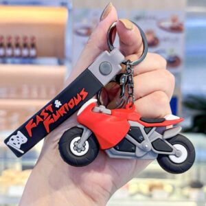 p-31 রেড মোটরবাইক  কীচেইন 🏍️